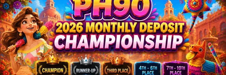 PH90 Casino: What the Lobby Actually Contains promotional banner