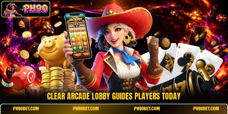 Clear Arcade lobby guides players today Clear Arcade lobby guides players today