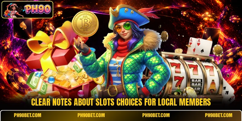 Clear notes about slots choices for local members Clear notes about slots choices for local members