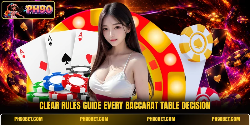 Clear rules guide every baccarat table decision Clear rules guide every baccarat table decision