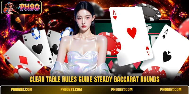 Clear table rules guide steady baccarat rounds Clear table rules guide steady baccarat rounds