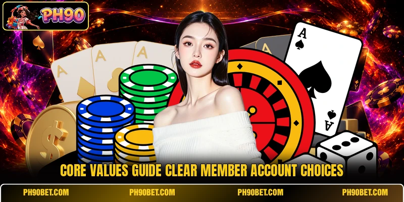 Core values guide clear member account choices Core values guide clear member account choices