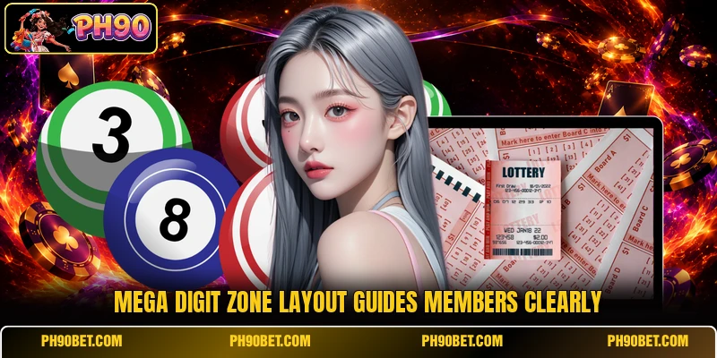 Mega Digit Zone layout guides members clearly Mega Digit Zone layout guides members clearly