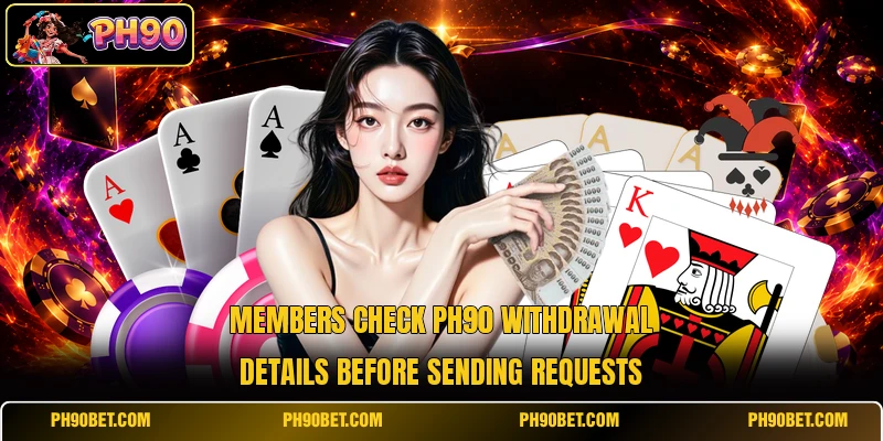 Members check Ph90 withdrawal details before sending requests Members check Ph90 withdrawal details before sending requests
