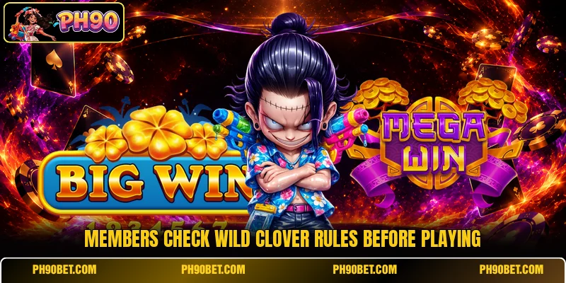 Members check Wild Clover rules before playing Members check Wild Clover rules before playing