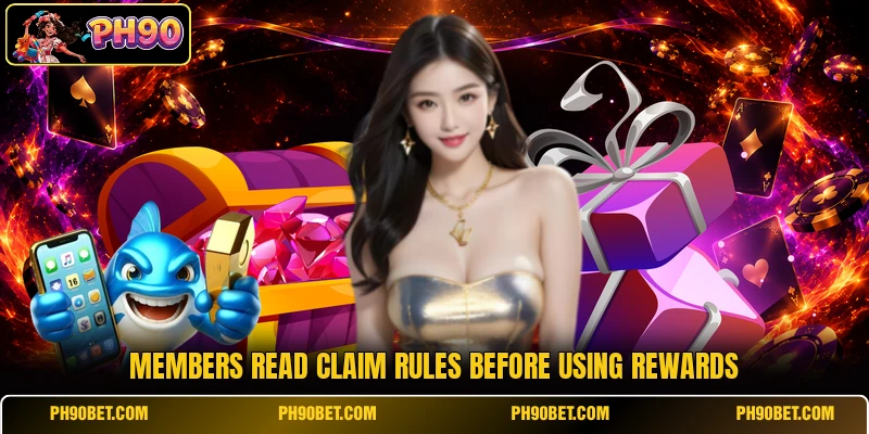 Members read claim rules before using rewards Members read claim rules before using rewards