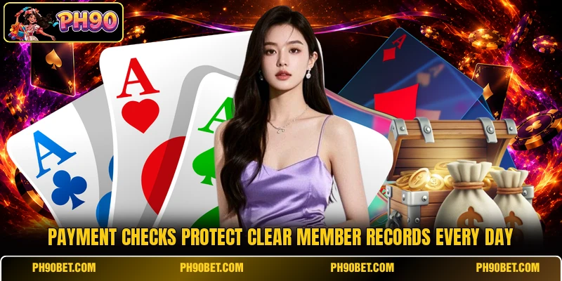 Payment checks protect clear member records every day