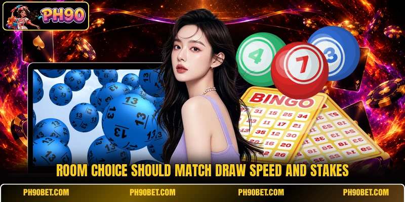 Room choice should match draw speed and stakes Room choice should match draw speed and stakes