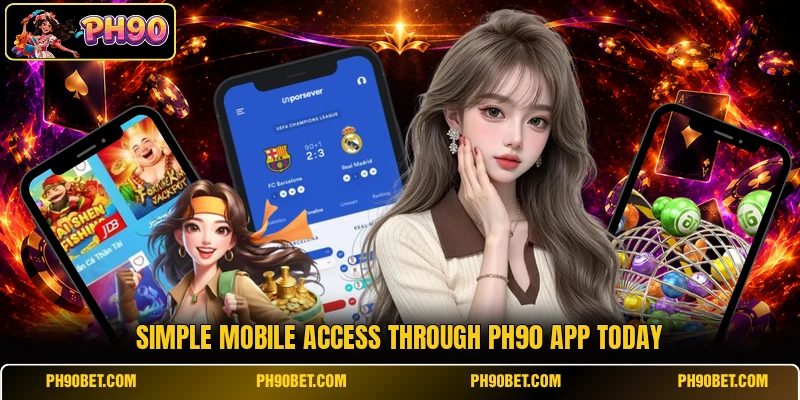 Simple mobile access through Ph90 app today Simple mobile access through Ph90 app today