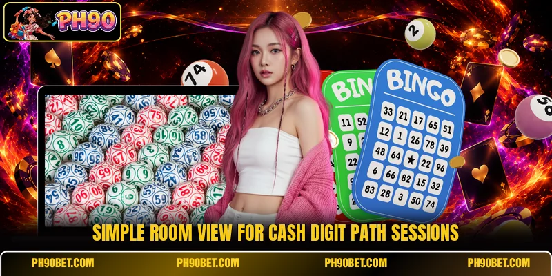 Simple room view for Cash Digit Path sessions Simple room view for Cash Digit Path sessions